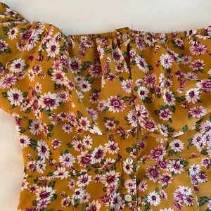 Mini floral dress